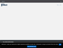 Tablet Screenshot of fike.it